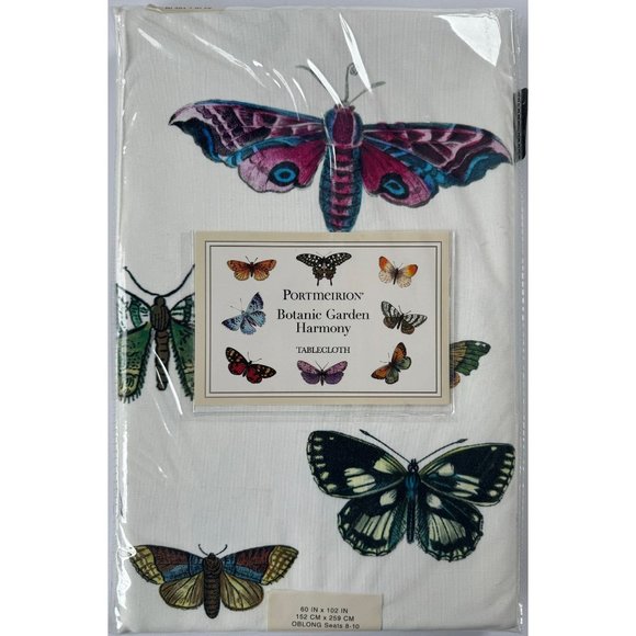 NWT Full Set of Portmeirion Botanic Garden Harmony Tablecloth, Napkins and Place - Picture 2 of 14